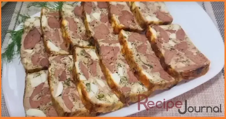 Рецепт Новогодней закуски - хлебец из куриной печени
