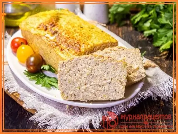 Фото с (Хлеб из куриного филе с овощами - универсальный рецепт)