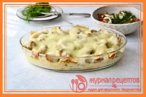 Фото с (Запеканка из курицы и цветной капусты - простой рецепт простого блюда)