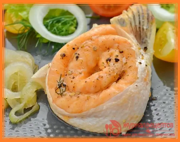 Фото с (Брюшки сёмги в духовке - простой рецепт вкусного и полезного блюда)