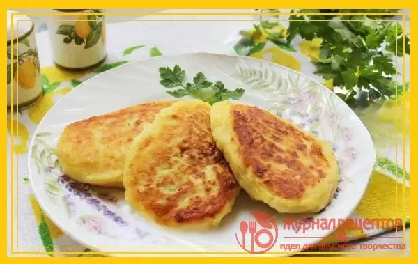 Фото с (Картофельные зразы с начинкой из курицы - рецепт простой и очень вкусный)