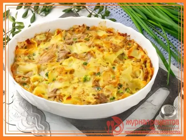 Рецепт блинного пирога с мясом и зеленью из рваных блинов