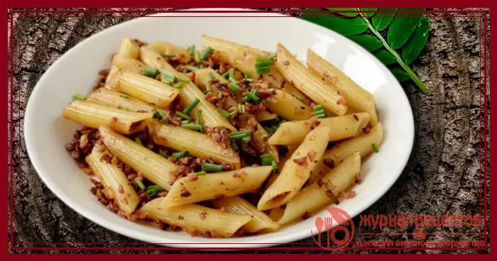 Постные макароны по-флотски - вкусный рецепт для диетического меню