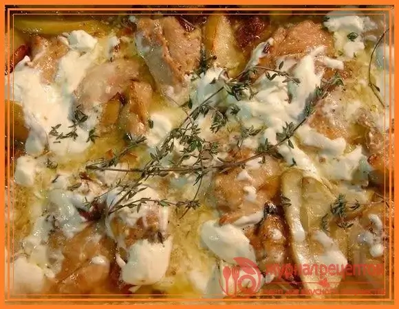 Фото с (Курица по-нормандски - изысканный рецепт французской кухни)