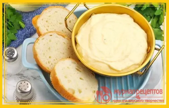 Фото с (Простой рецепт закуски - нежный мусс из яиц и сыра)